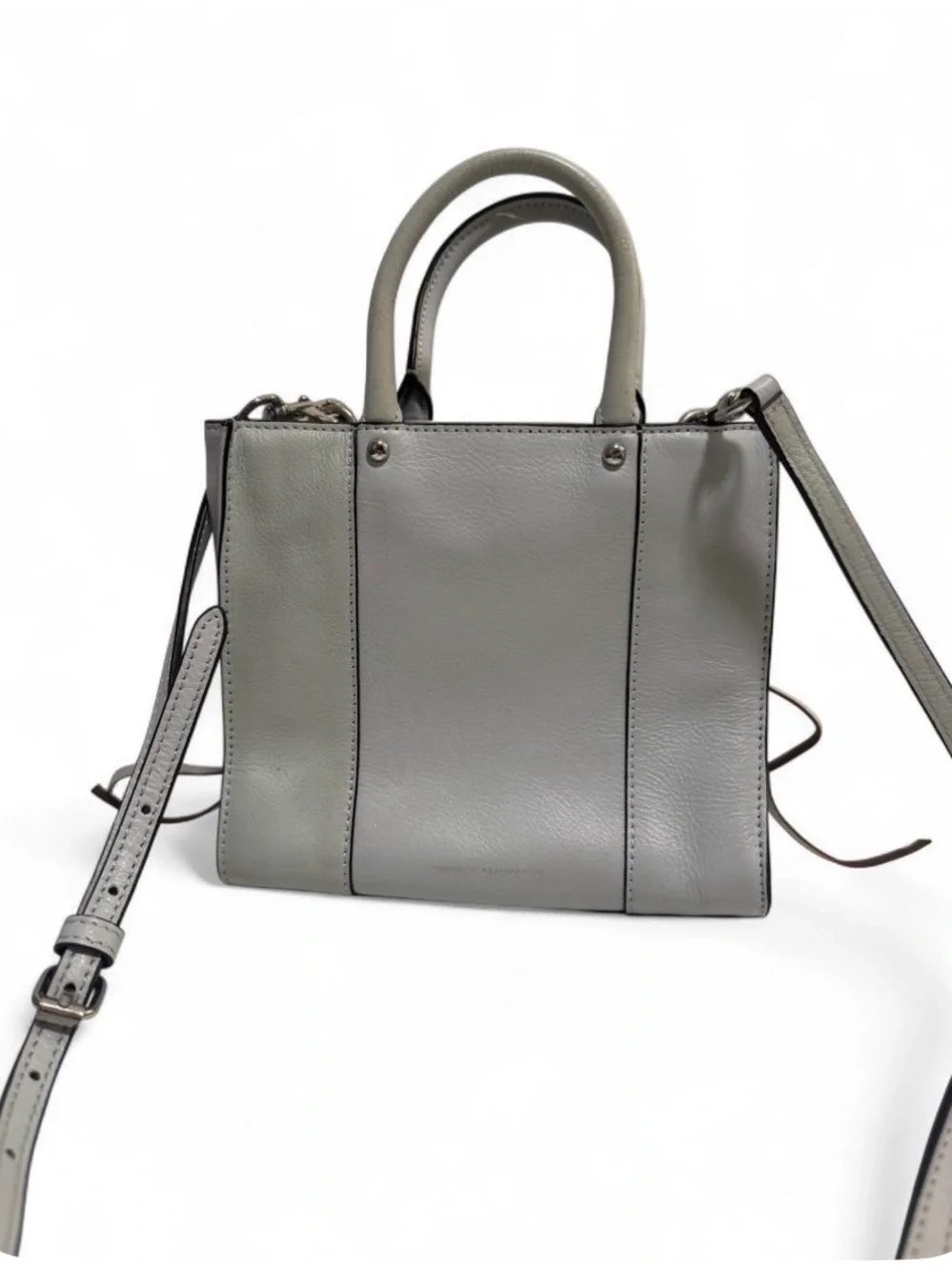 Light blue mini Rebecca Minkoff crossbody